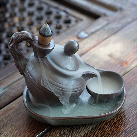 Purple Sand Backflow Incense Burner