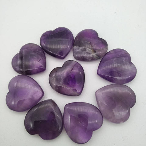 Natural Crystal Heart Stone