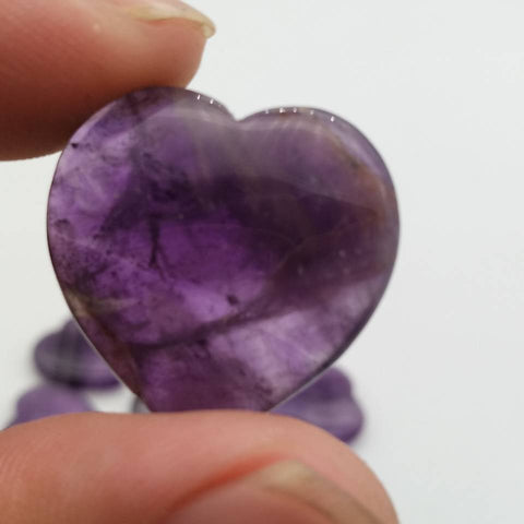 Natural Crystal Heart Stone