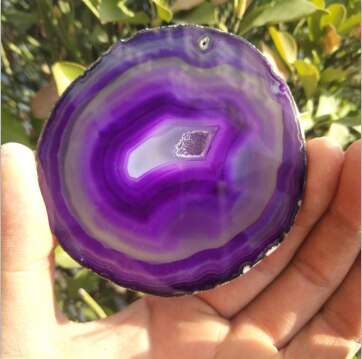 Agate Slices Coaster Crystal Cluster