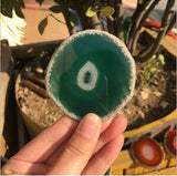 Agate Slices Coaster Crystal Cluster