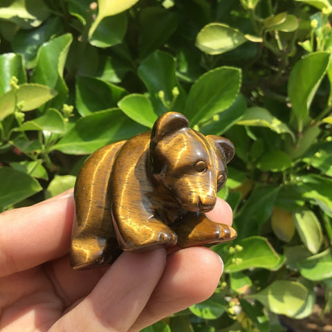 Natural Crystal Figurine Stone