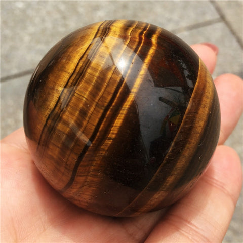 Tiger Eye Carving Crystal Ball