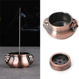 Copper Mini Lion Ear Incense Coil Burner