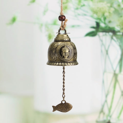 Retro Buddha Statue Pattern Feng Shui