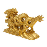 Chinese Geomancy Gold Dragon Figurine