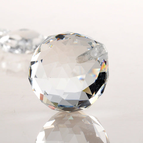 Faceted Glass Ball Prism Feng Shui