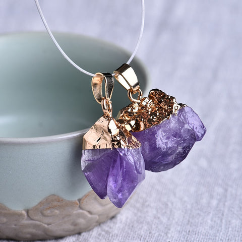 Natural Amethyst Crystal Chakra Stone