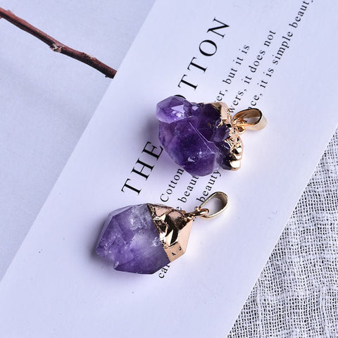 Natural Amethyst Crystal Chakra Stone